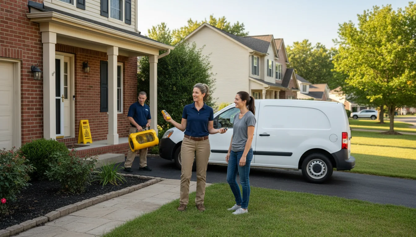Residential water damage restoration in Walpole, NH